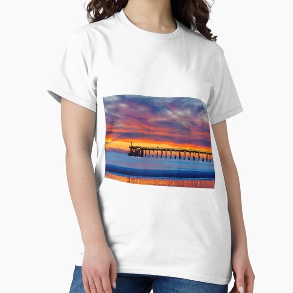 Bacara (Haskell’s ) Beach and pier, Santa Barbara Classic T-Shirt