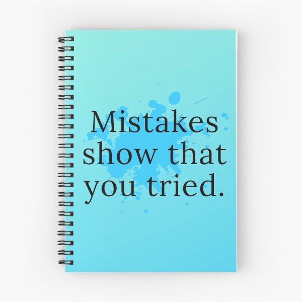 Item preview, Mistakes show that you tried designed and sold by QuoteBoxx.