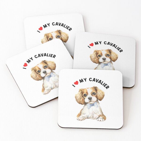 Item preview, I Love My Cavalier King Charles Spaniel Cute Cavalier Puppy Dog designed and sold by adriana-holmes.