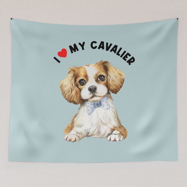 Item preview, I Love My Cavalier King Charles Spaniel Cute Cavalier Puppy Dog designed and sold by adriana-holmes.