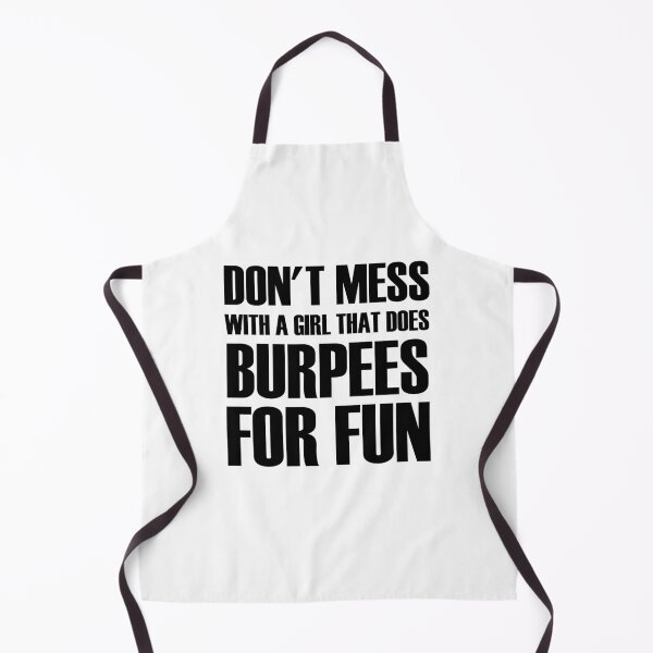 Item preview, Don't mess with a girl that does burpees for fun, workout for women, workout gifts, funny gifts for gym lovers, women's fitness designed and sold by adjamine.
