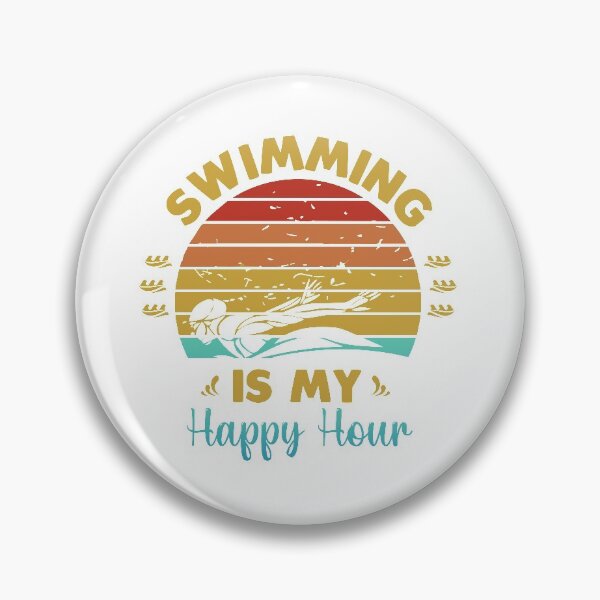 Item preview, Swimming is my happy hour designed and sold by swimarts.