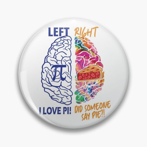 Item preview, Left Brain Right Brain Pi designed and sold by TravelScientist.