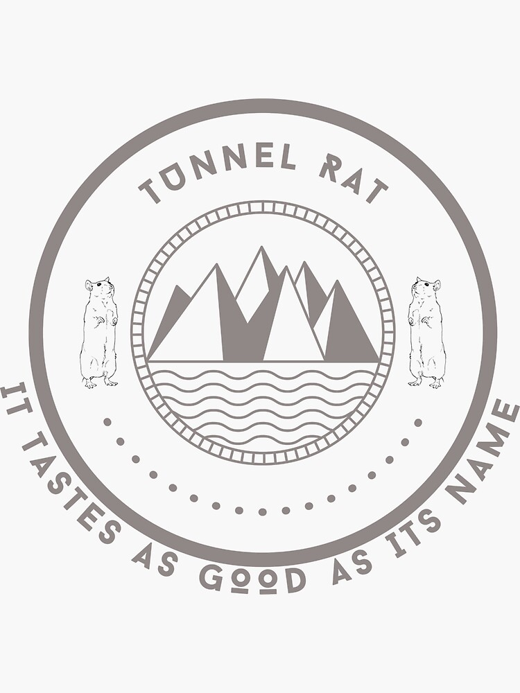 "Deep Rock Galactic Tunnel Rats" Sticker by dougiedesigns Redbubble