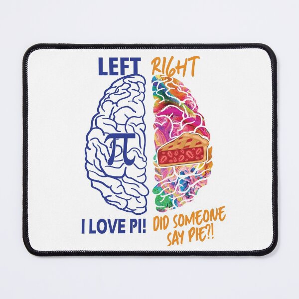 Item preview, Left Brain Right Brain Pi designed and sold by TravelScientist.