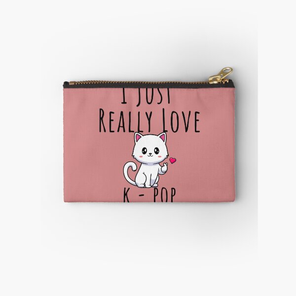 Item preview,  I Just Really Love K-Pop And Cats  - Cute White Cat K-Pop designed and sold by YerrouDesing.