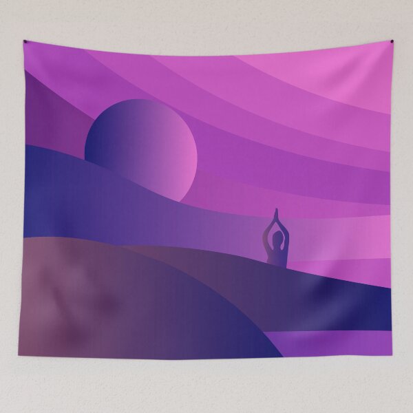 Item preview, Yoga Under Sunset  designed and sold by blueocan.