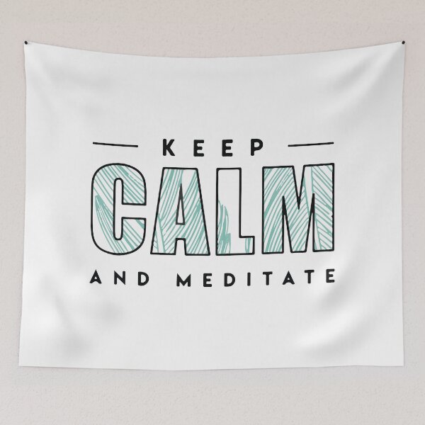 Item preview, Keep Calm And Meditate designed and sold by Creativenetic.