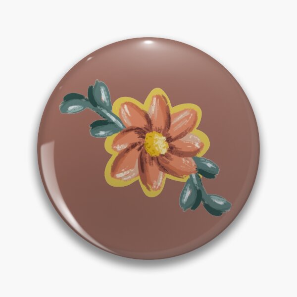 Item preview, 70's rosa floral amarillo verde designed and sold by Subie's Designs.