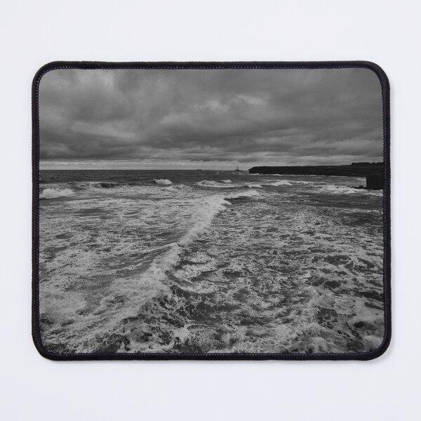 Item preview, Collywell Bay storm - Monochrome designed and sold by Violaman.