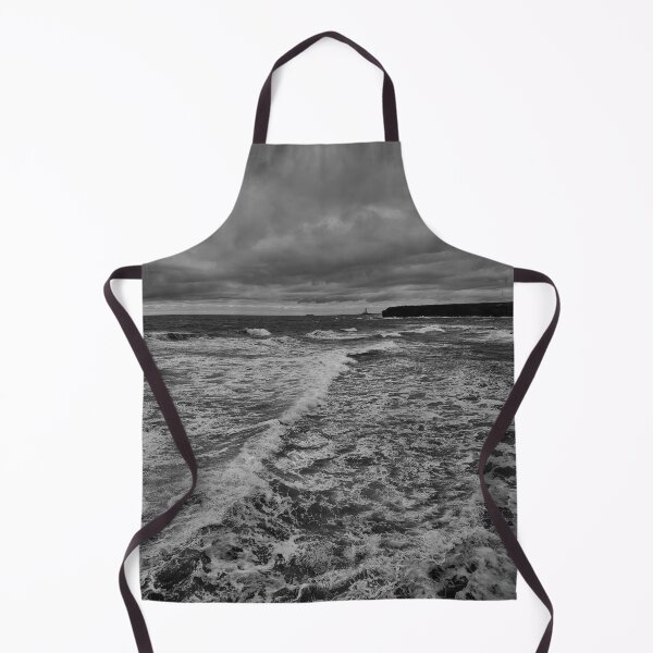 Item preview, Collywell Bay storm - Monochrome designed and sold by Violaman.