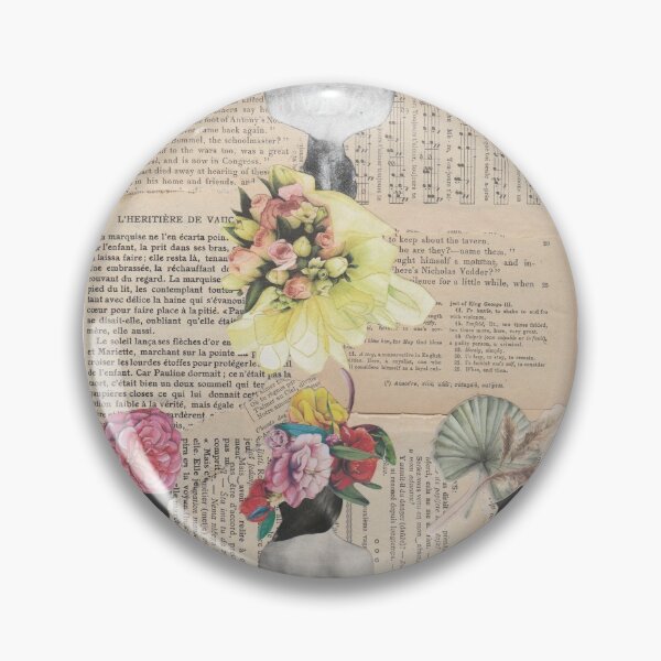 Item preview, Les Fleur | Paper Collage Art designed and sold by theoralcollage.