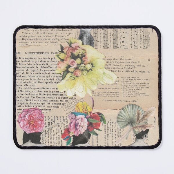 Item preview, Les Fleur | Paper Collage Art designed and sold by theoralcollage.