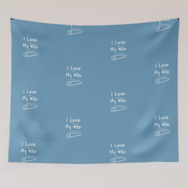 Item preview, I love my wife - Funny Woodworking Carpentry Gift Print  designed and sold by WoodWorkingInc.