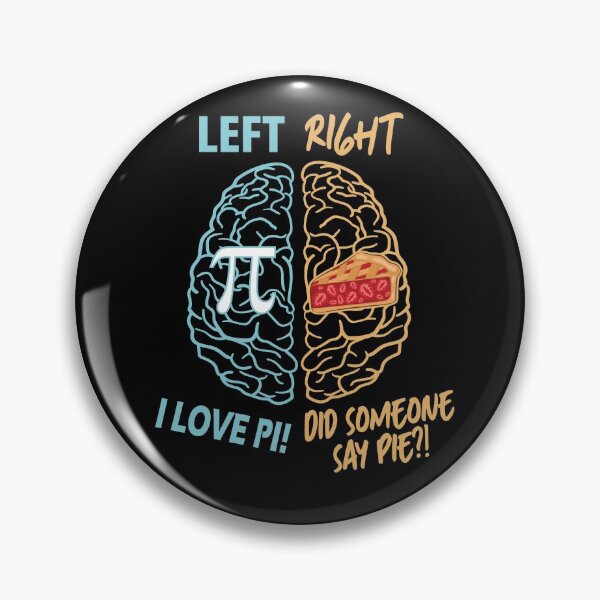 Item preview, Left Brain Right Brain Pi designed and sold by TravelScientist.