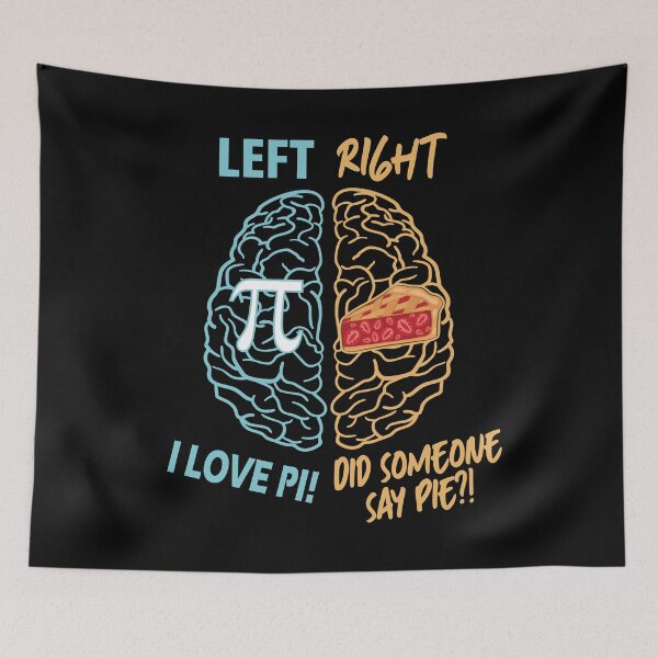 Item preview, Left Brain Right Brain Pi designed and sold by TravelScientist.