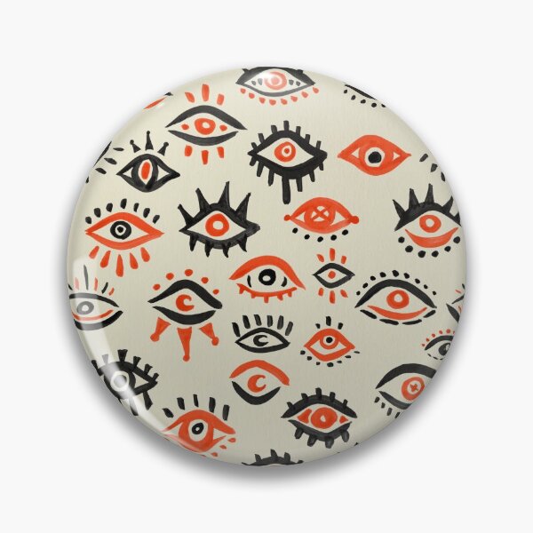 Item preview, Mystic Eyes – Red & Black designed and sold by Cat Coquillette.
