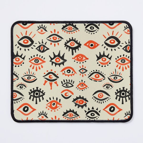 Item preview, Mystic Eyes – Red & Black designed and sold by Cat Coquillette.