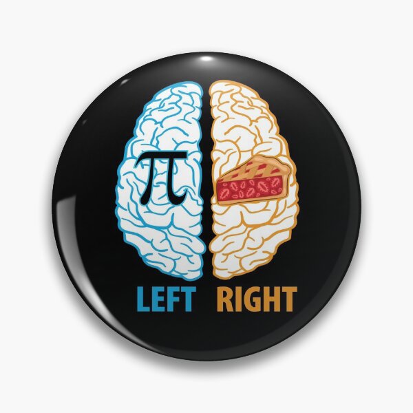 Item preview, Left Brain Right Brain Pi designed and sold by TravelScientist.