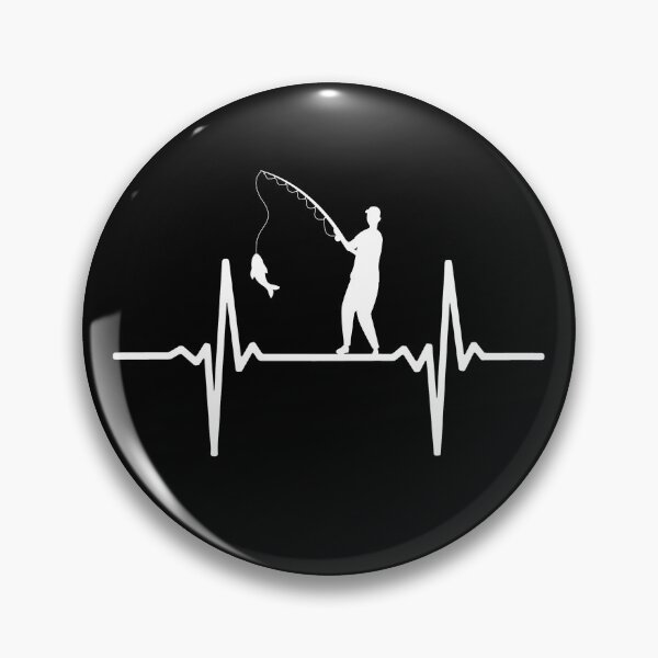 Item preview, Heartline Fishing Lover designed and sold by soudaniet.