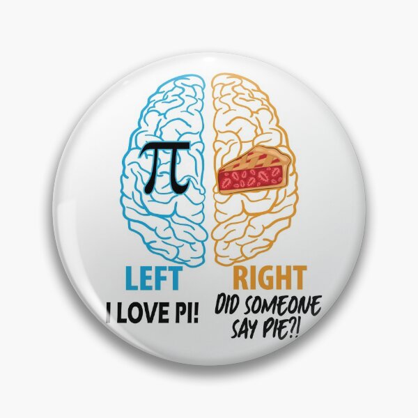 Item preview, Left Brain Right Brain Pi designed and sold by TravelScientist.