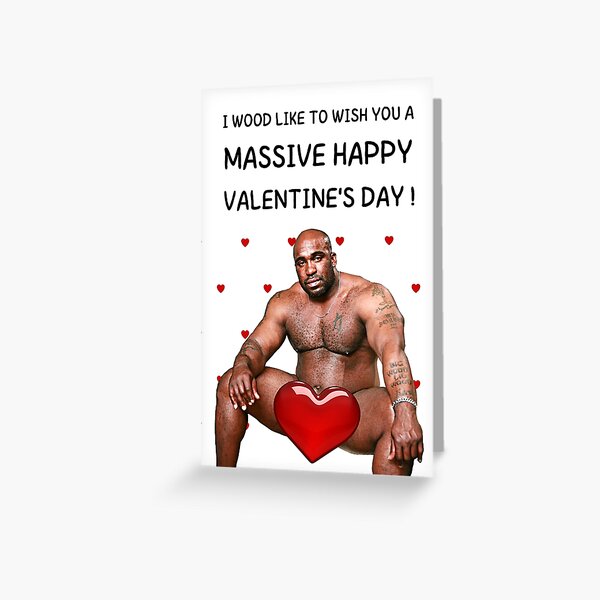 barry wood valentine's day gift card Greeting Card
