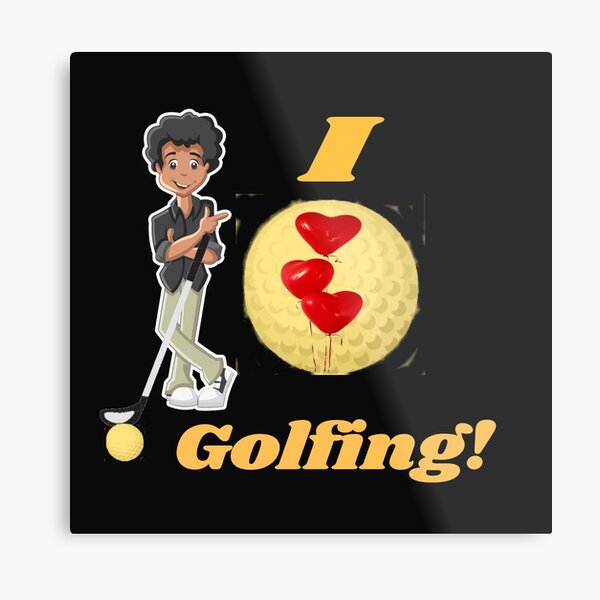 LoveGolfing Metal Print