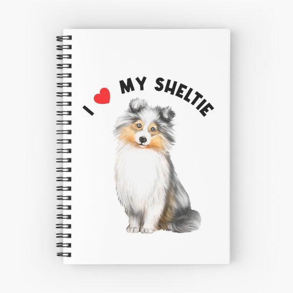 Item preview, I Love My Sheltie Cute Shetland Sheepdog Illustration Art designed and sold by adriana-holmes.