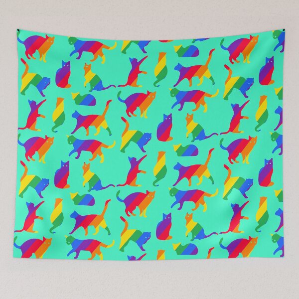 Item preview, Magic Rainbow Cats designed and sold by BubbleCrumbs.