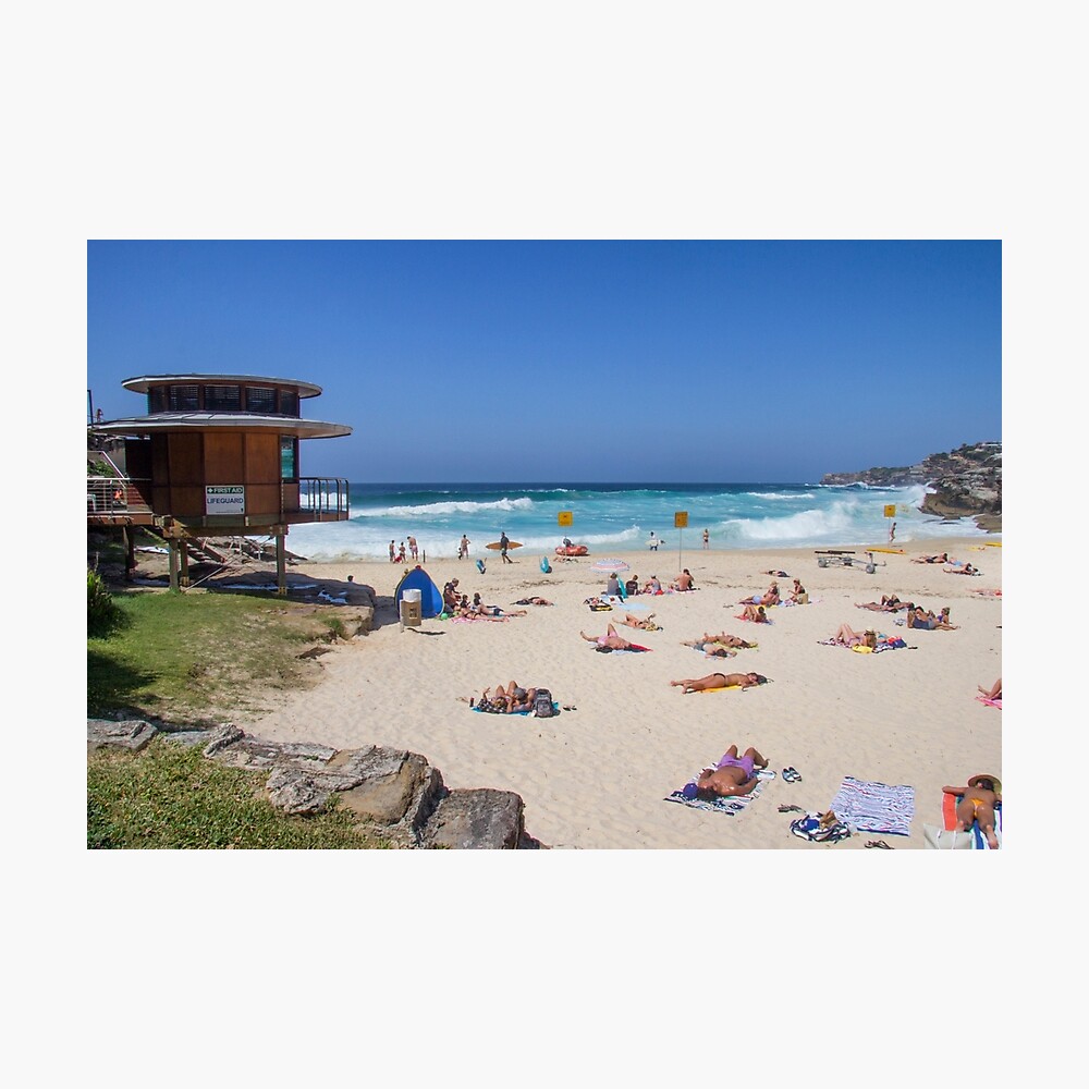 Tamarama Beach Poster By Khellon Redbubble