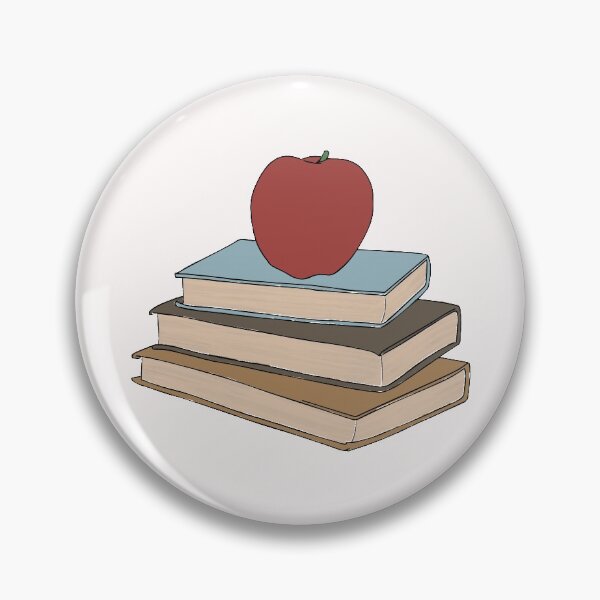 Item preview, Apple on Book Stack - Red Apple & Books designed and sold by Mrs-PenLine.