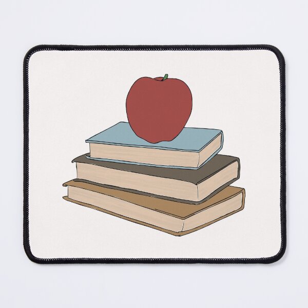 Item preview, Apple on Book Stack - Red Apple & Books designed and sold by Mrs-PenLine.