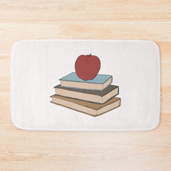 Item preview, Apple on Book Stack - Red Apple & Books designed and sold by Mrs-PenLine.