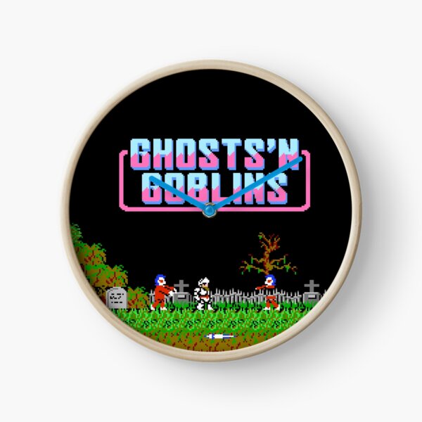 Ghosts 'n Goblins (NES Title Screen) Clock