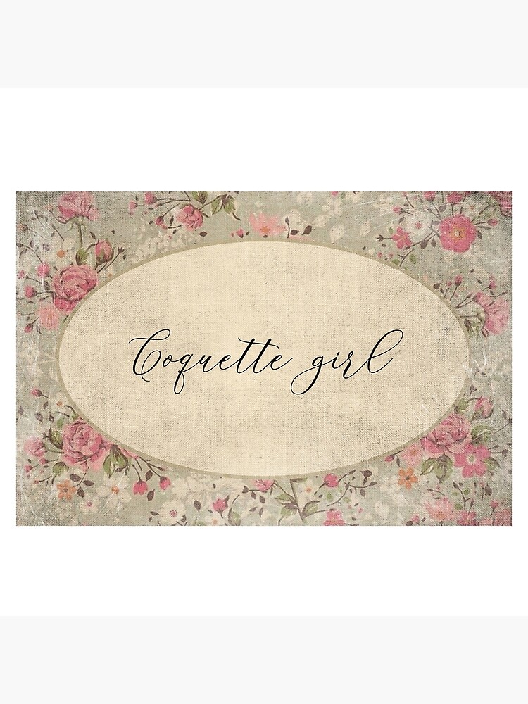 Coquette Girl Aesthetic Printable Wall Art Room Decor