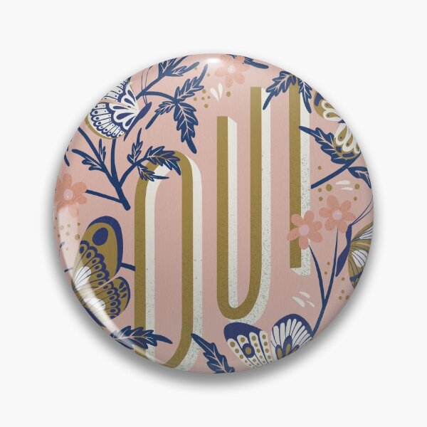 Item preview, Oui Butterflies – Pink & Blue designed and sold by Cat Coquillette.