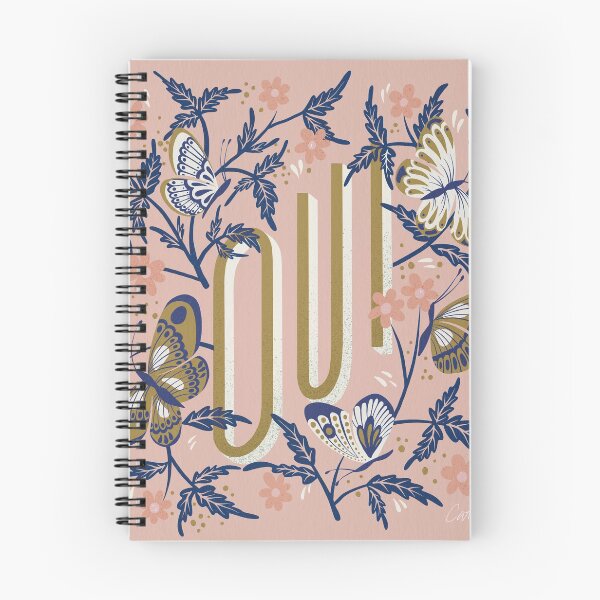 Item preview, Oui Butterflies – Pink & Blue designed and sold by Cat Coquillette.