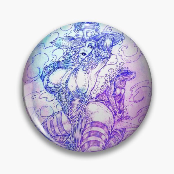 Item preview, Voluptuous witch  designed and sold by Stitched up scribbles .