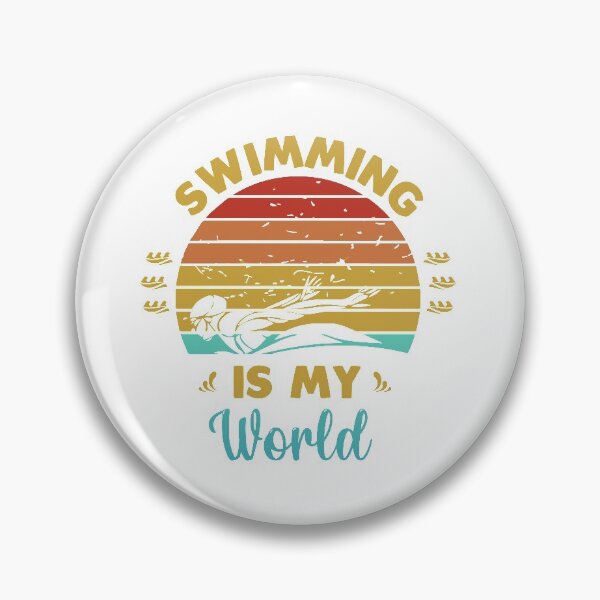 Item preview, Swimming is my world designed and sold by swimarts.