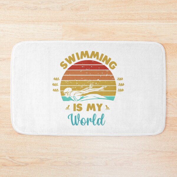 Item preview, Swimming is my world designed and sold by swimarts.
