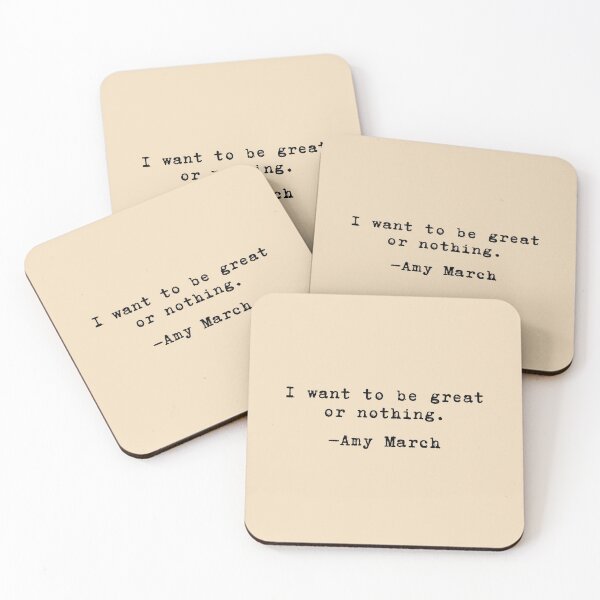 Item preview, Great or nothing - Amy March // Little Women designed and sold by kayleemagda.