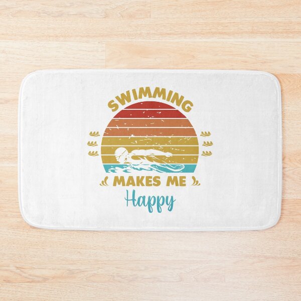 Item preview, Swimming makes me happy designed and sold by swimarts.