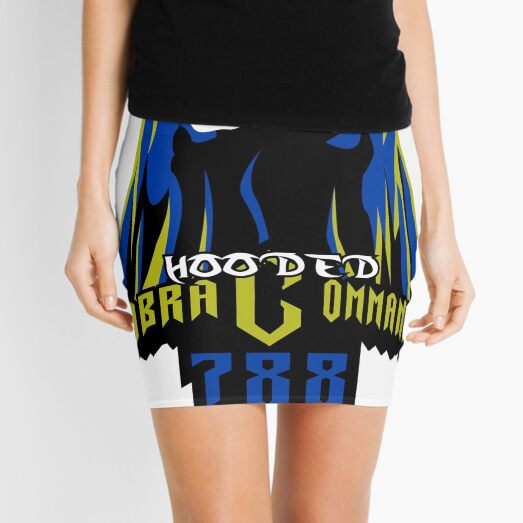 Hooded Cobra Head Logo Mini Skirt
