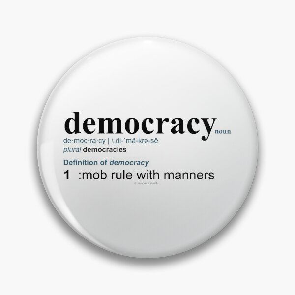 Item preview, Definition of “Democracy” designed and sold by VoluntaryPanda.