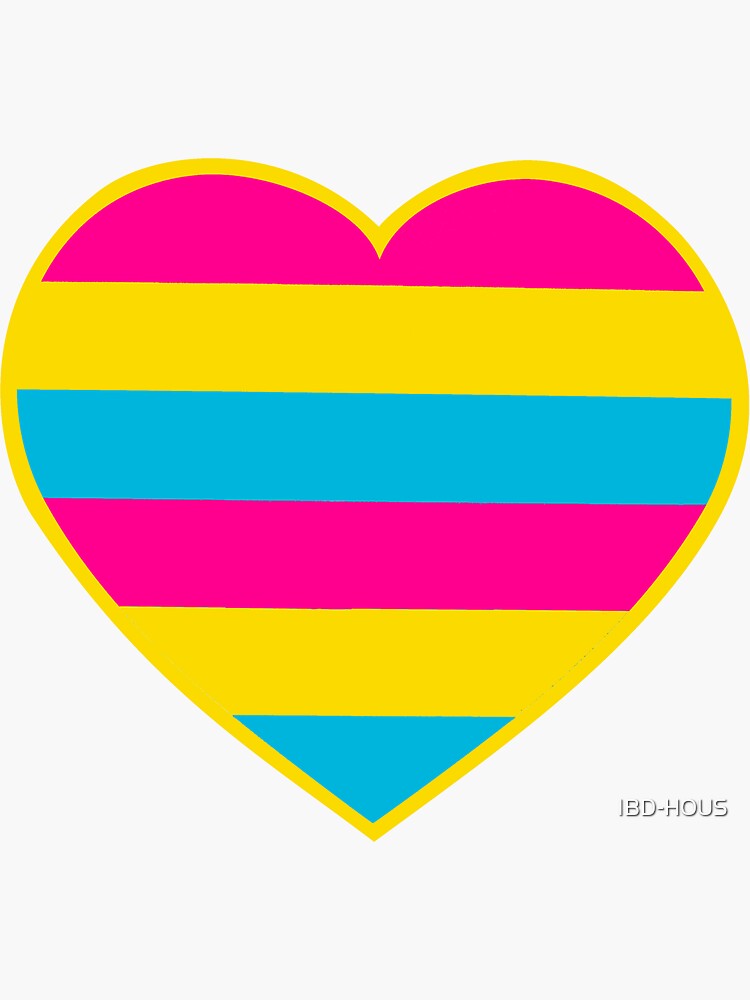 Pansexual Heart Sticker By Ibd Hous Redbubble 3118