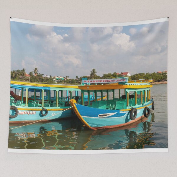 Item preview, Tourist boats Hoi An Vietnam designed and sold by Martin Berry Photography.