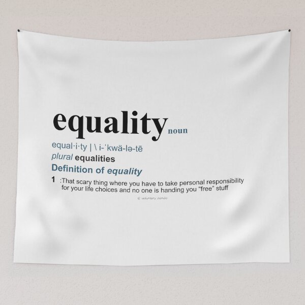 Item preview, Definition of “Equality” designed and sold by VoluntaryPanda.