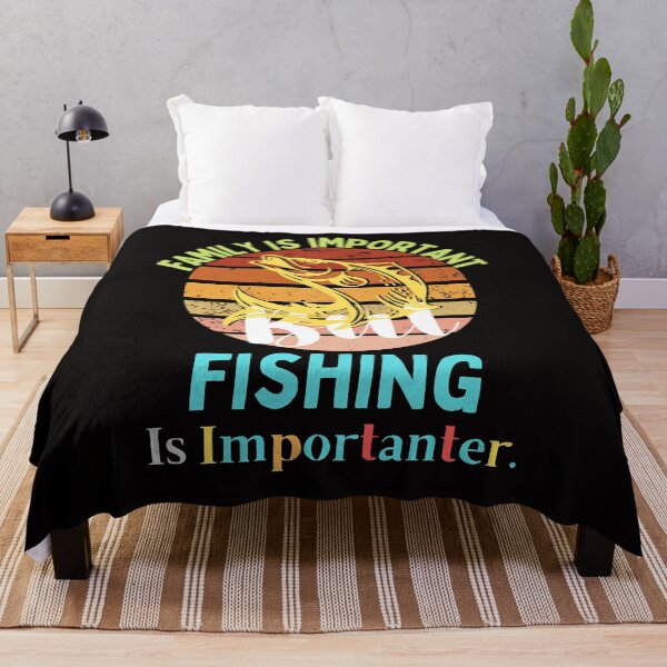Item preview, family Is Important But Fishing Is Importanter funny gift idea for him & her 2022 designed and sold by Live Today.