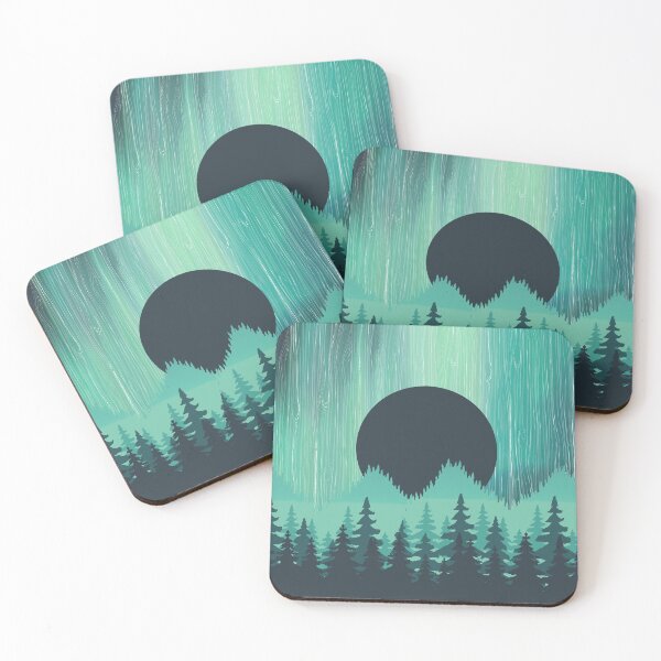 Item preview, Aurora Forest - Beautiful Mountain Art - #29 designed and sold by WildBerryMount.