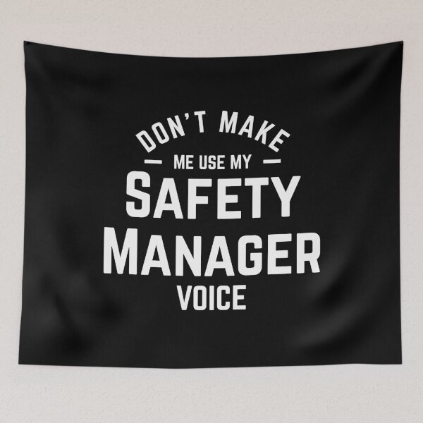 Item preview, Safety Manager Job Title Gifts designed and sold by ferdaousseshop.